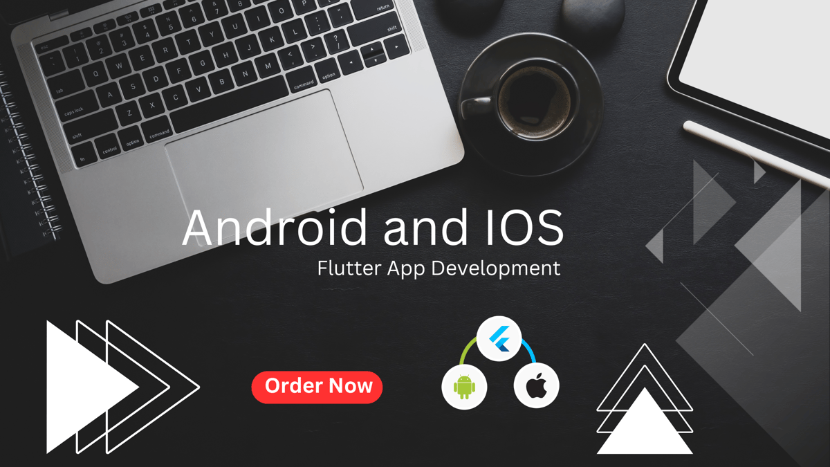 image for Fiver Gig - android app iphone mobile app development using flutter button