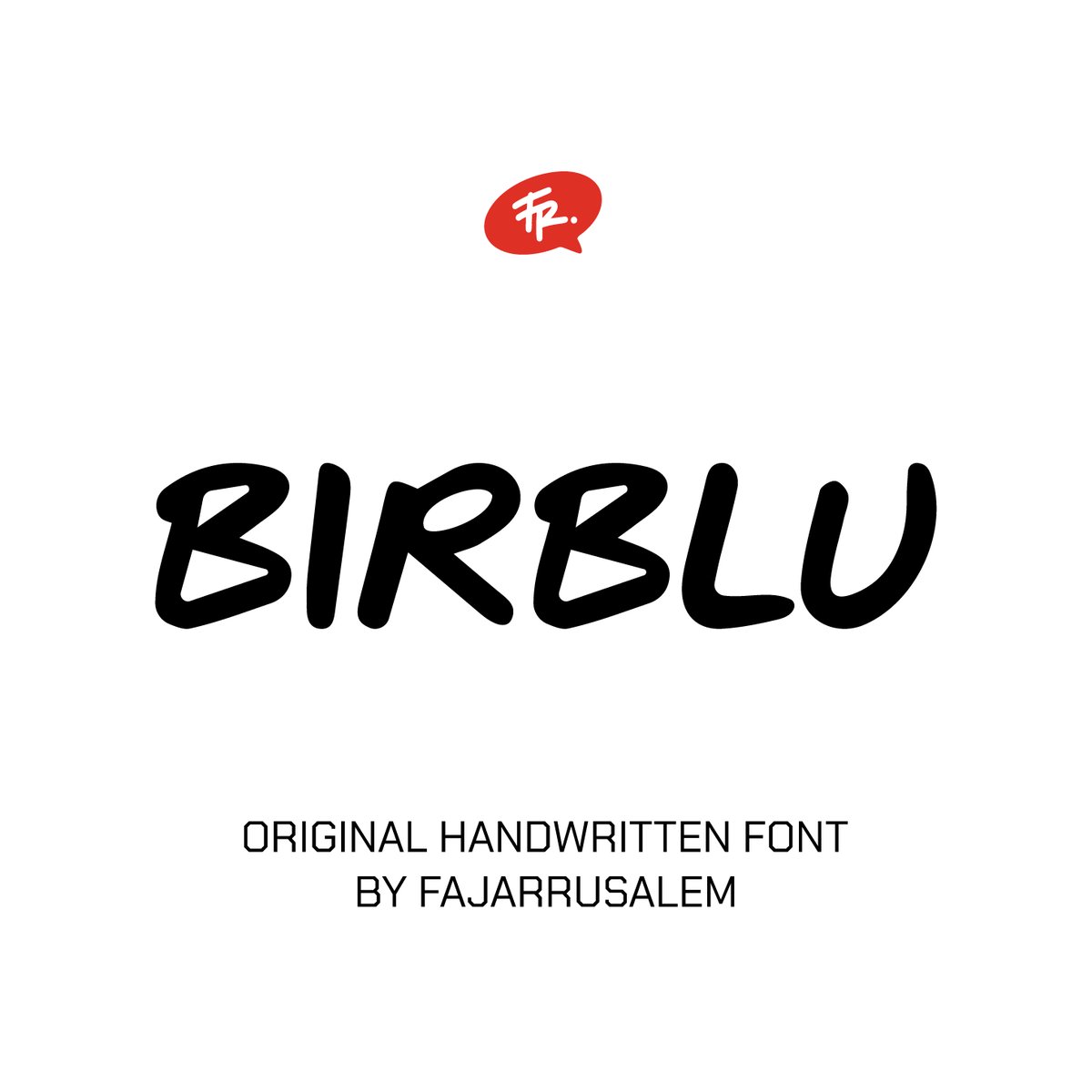 image for BIRBLU | HANDWRITTEN BY FAJARRUSALEM button