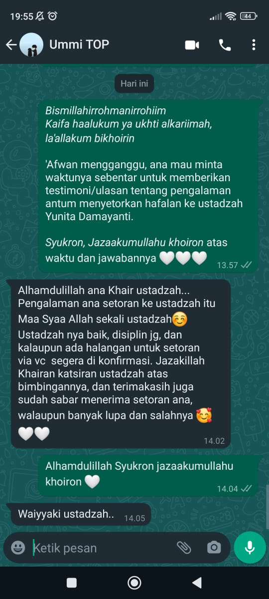 Image 0 for Bukti testimoni 