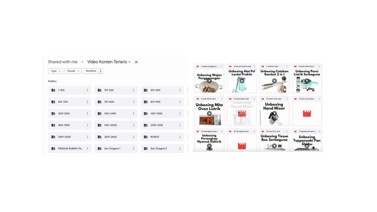 image for Paket Langkap Video Affiliate( 2500++) Siap Pakai: Bantu Kamu Bercuan Lewat Affiliate button