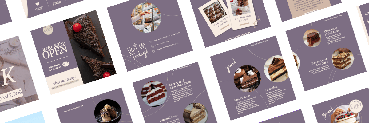 image for Exclusive IG Post Templates for Bakery button