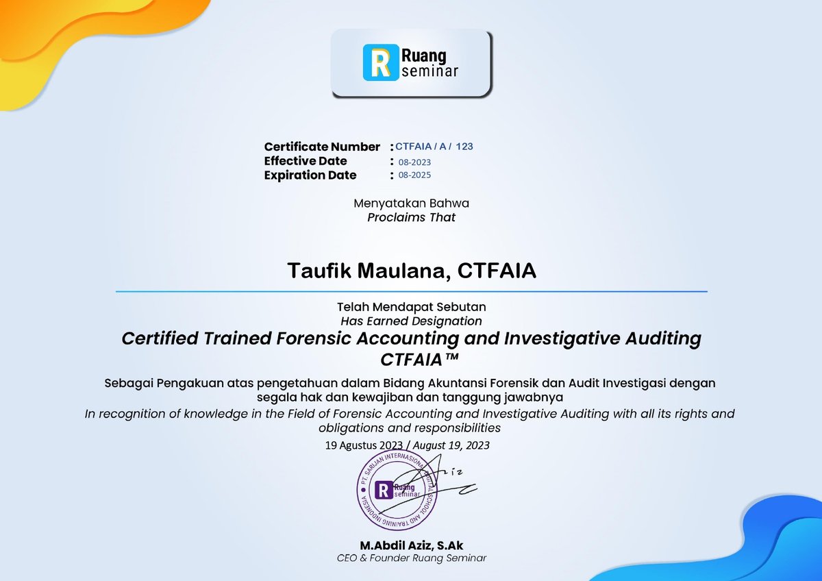 Image for Our Sertification