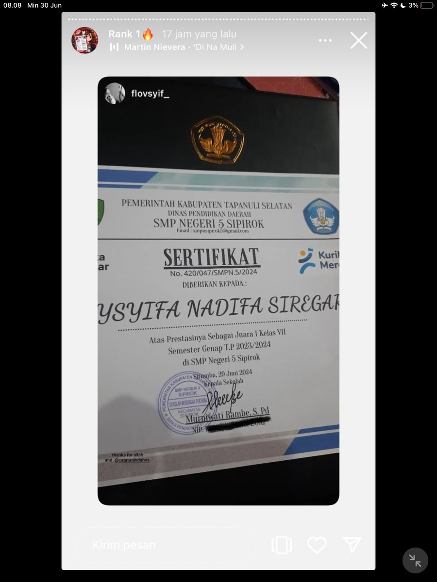 Image for FOTO KORBAN KECANDUAN BELAJAR PAKE "CATATAN INDAH" (GESER GAMBAR/CEK HIGHLIGHT IG CATATANINDAHNS BAGIAN "RANK 1"