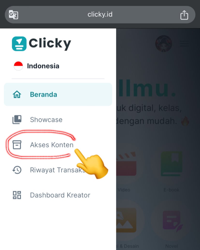 Image 2 for CARA AKSES SETELAH PAYMENT