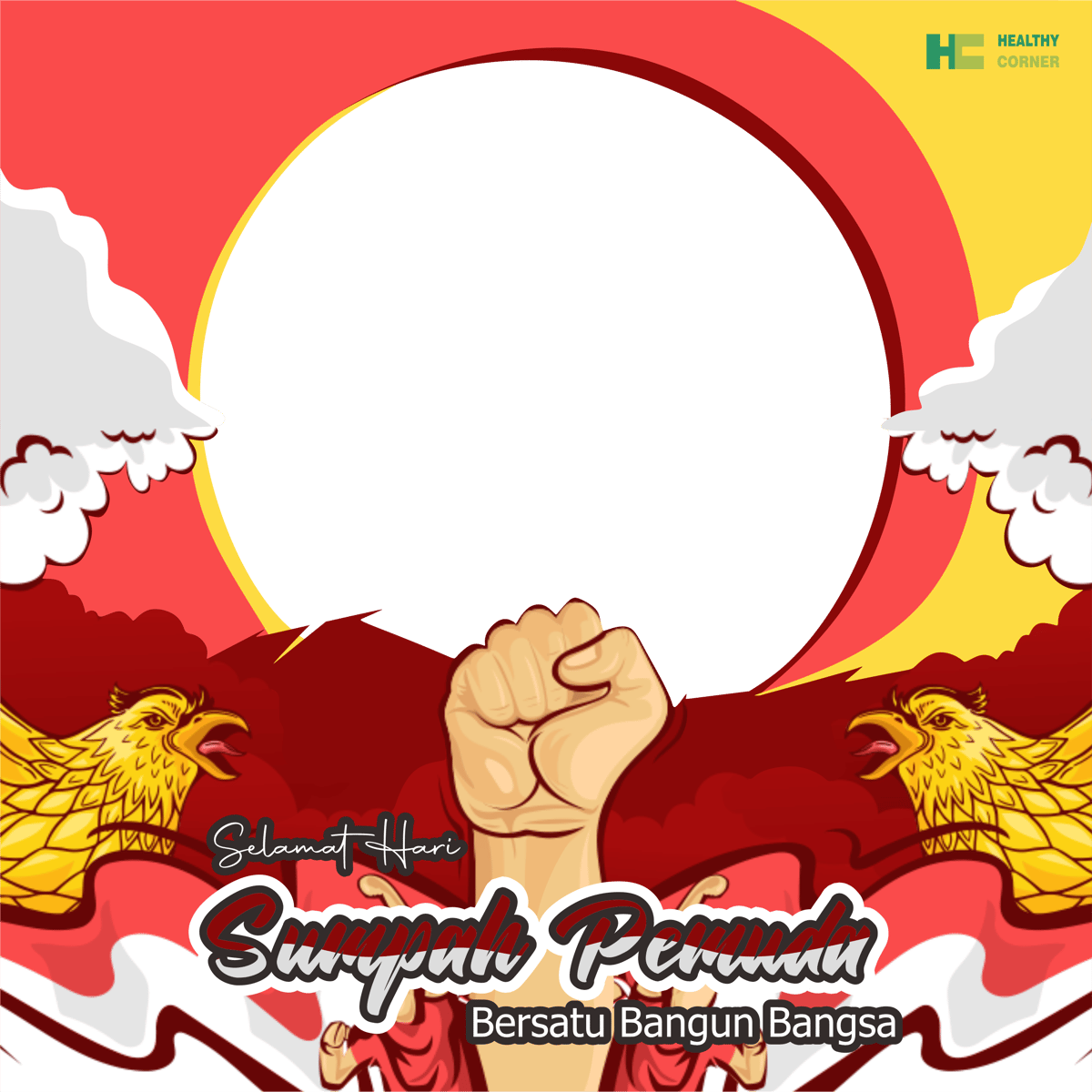 Preview Twibbon Hari Sumpah Pemuda