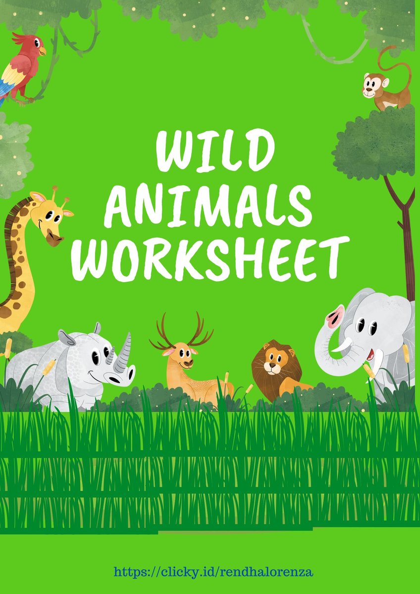 image for WILD ANIMALS WORKSHEET button