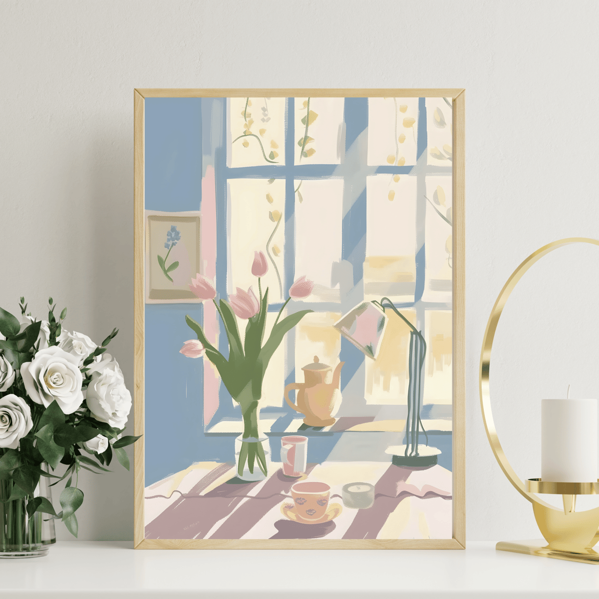 Image for Digital produk pink tulip in summer (Instant Download)