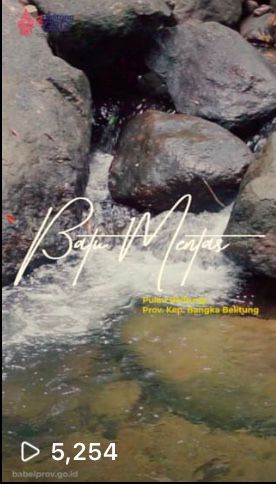image for Promosi Pariwisata Batu Mentas button