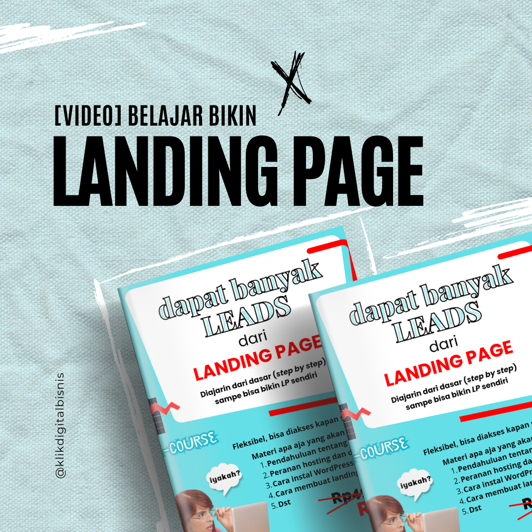 image for Belajar Membuat Landing Page button