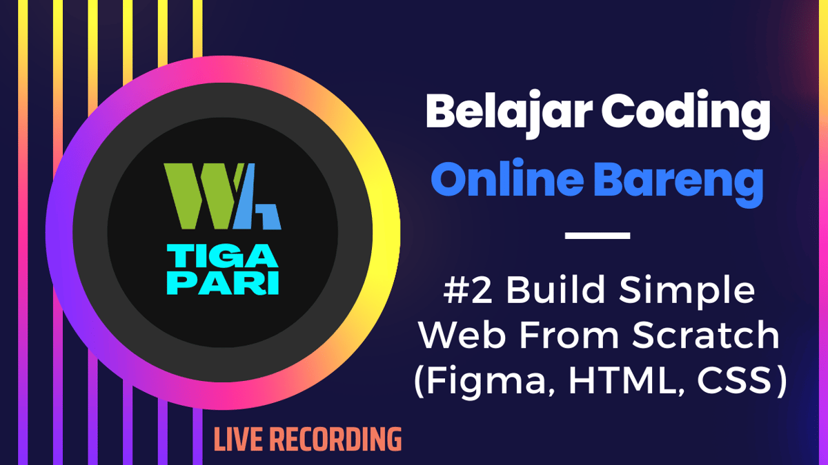 image for #2 Build Simple Web From Scratch (Figma, HTML, CSS) button