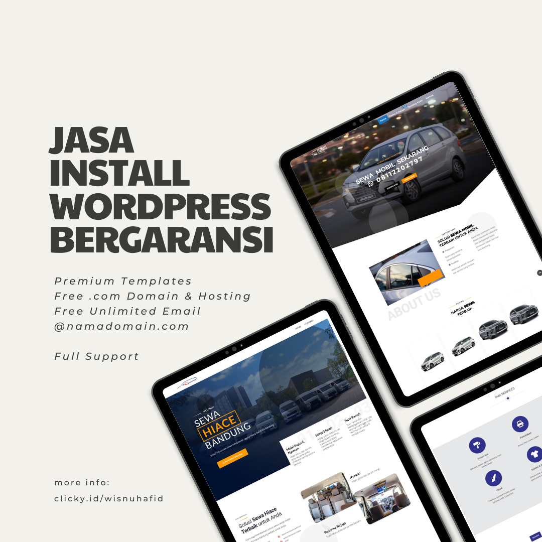 Highlight image for Jasa Setup Website Professional Bergaransi