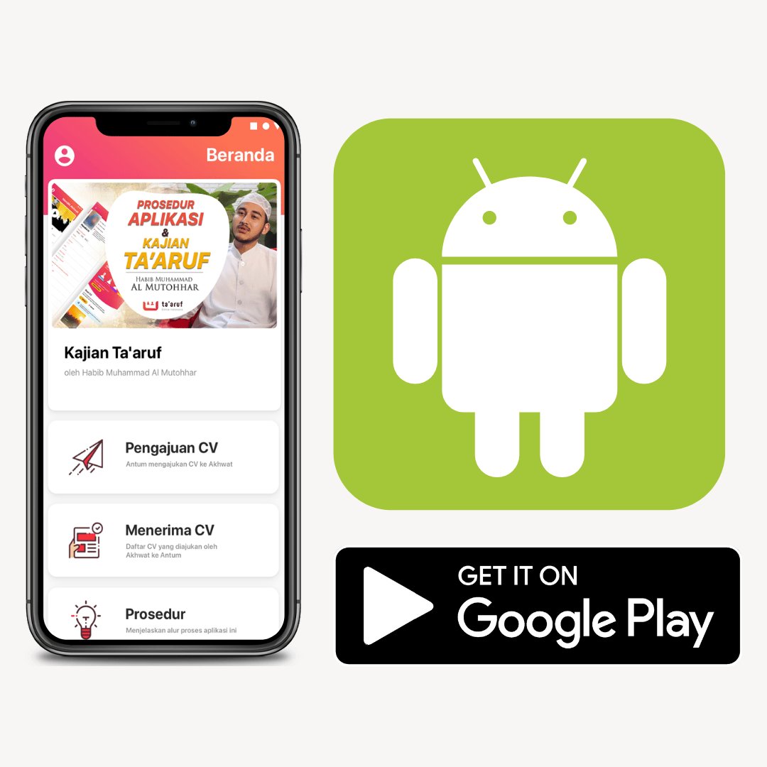 image for Daftar Ta'aruf Gratis Android button