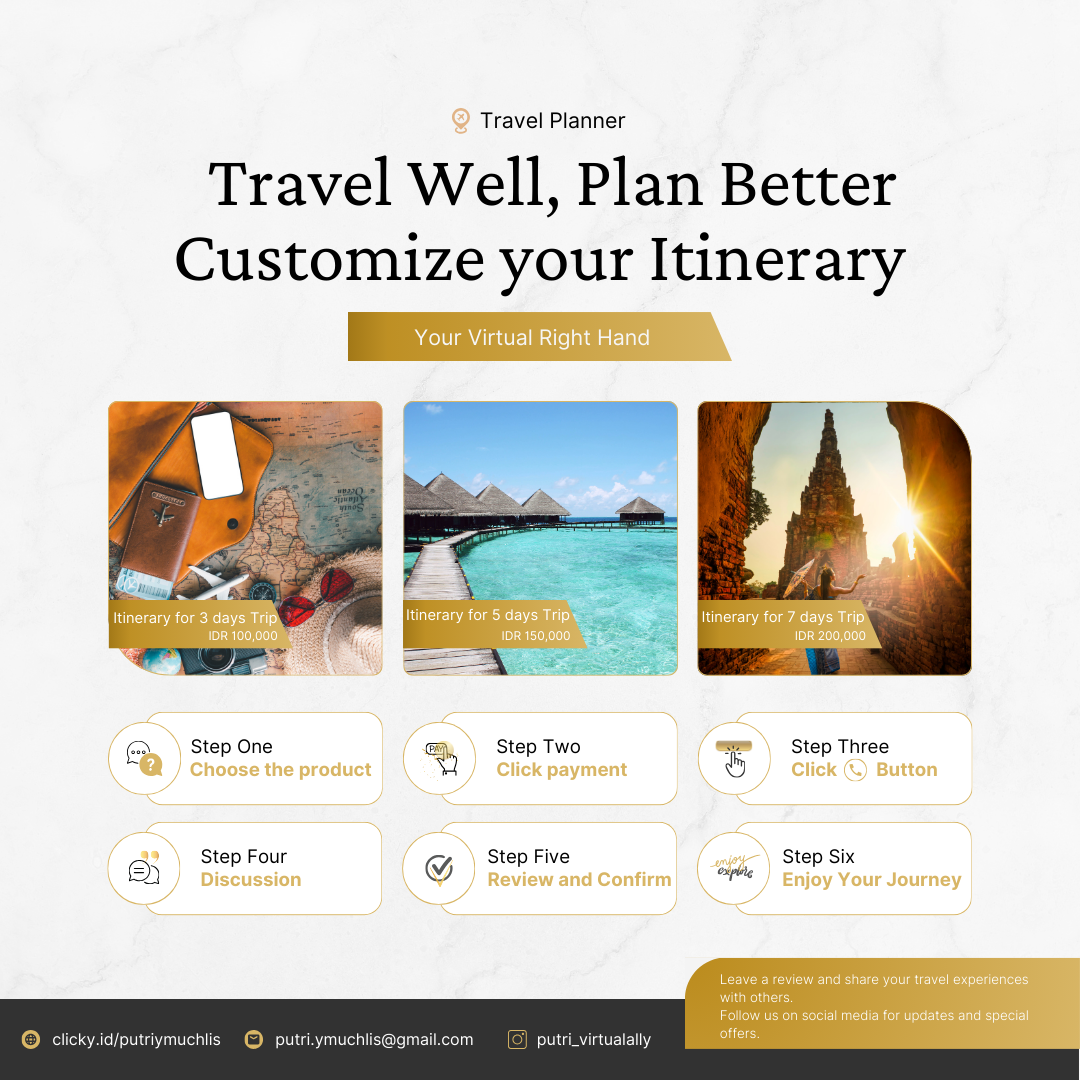 image for Customize Your Itinerary for a 5-Day Trip button