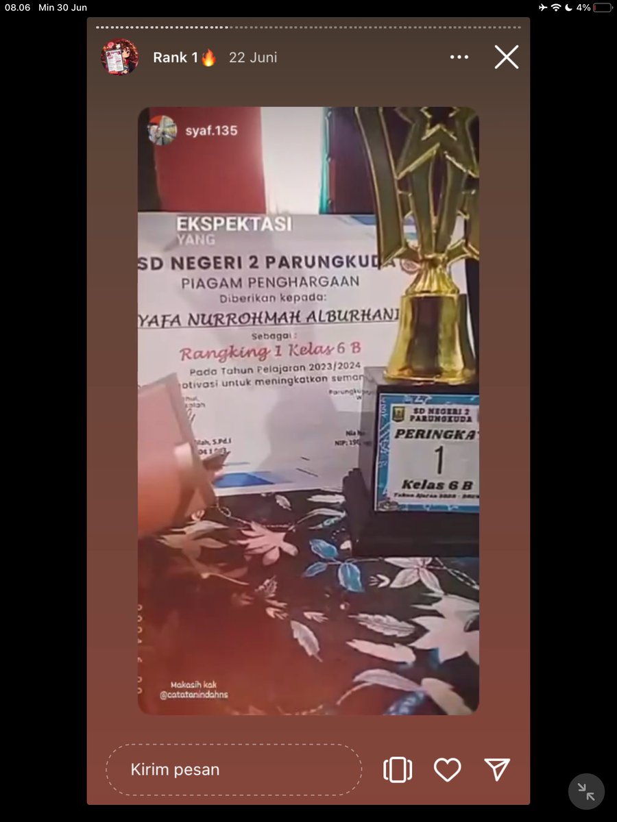Image for FOTO KORBAN KECANDUAN BELAJAR PAKE "CATATAN INDAH" (GESER GAMBAR/CEK HIGHLIGHT IG CATATANINDAHNS BAGIAN "RANK 1"