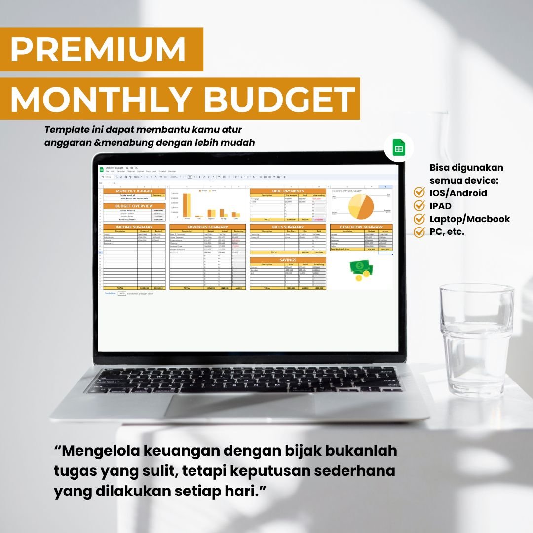 image for PREMIUM MONTHLY BUDGET ✅🪙 button