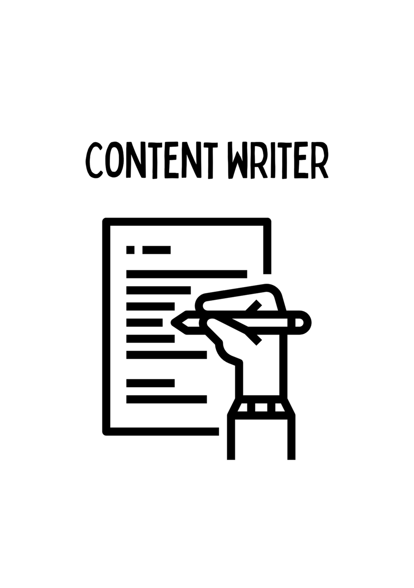image for Content Writer Social Media button