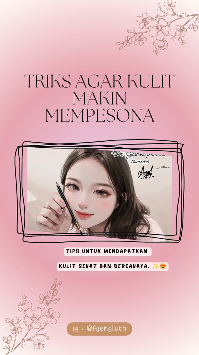 image for [Free E-book] life hack tampil glowing dan mempesona button