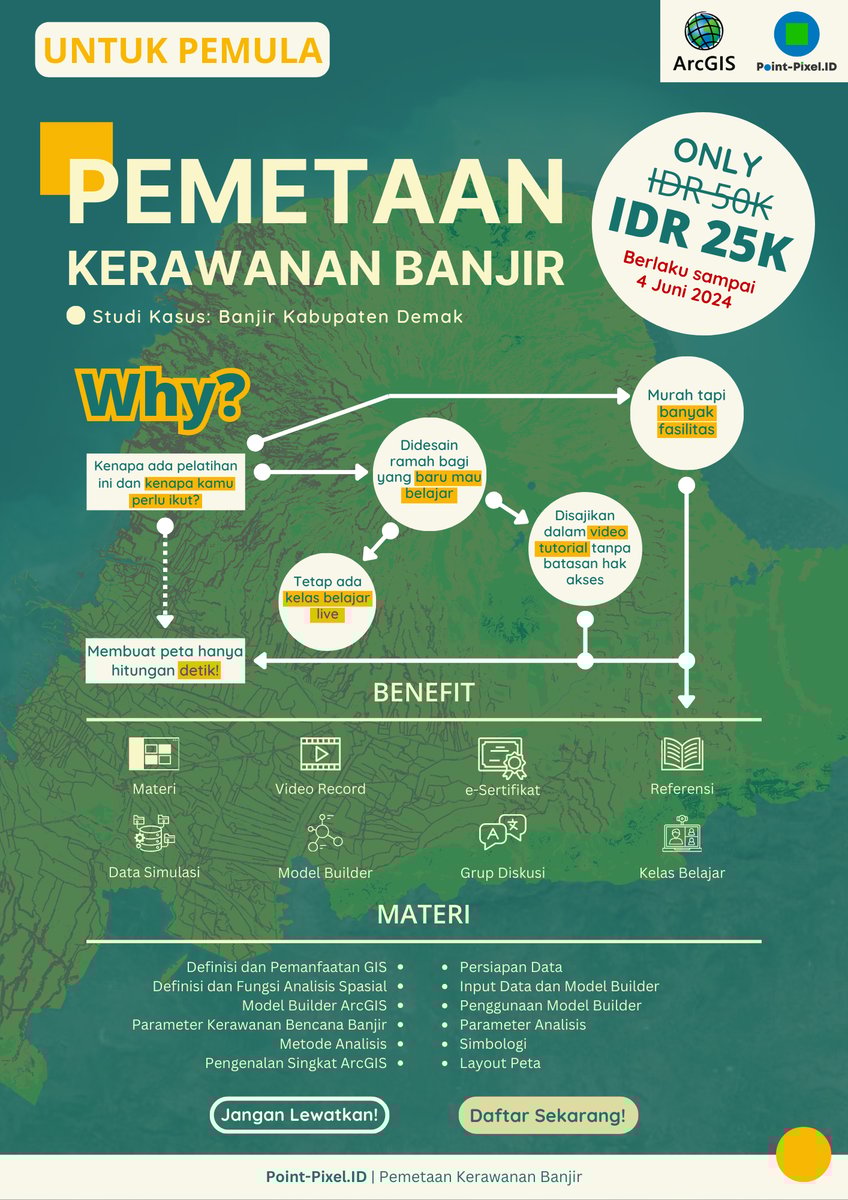 image for Start-Point #1 - Kelas Online Pemetaan Kerawanan Banjir button