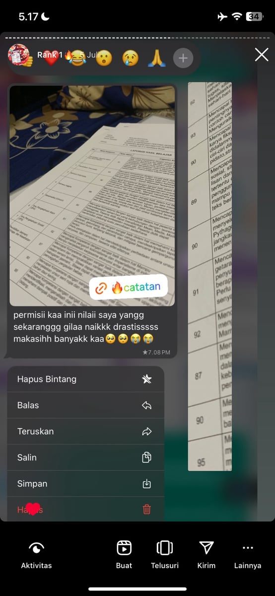 Image for "CATATAN INDAH" TERBUKTI BERDAMPAK (GESER GAMBAR)