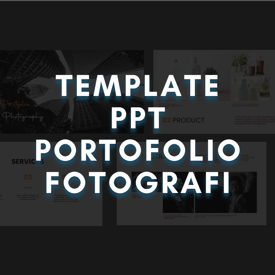 image for Free photography portofolio template button
