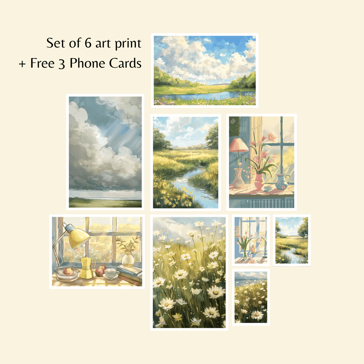 Image for Digital product 9 Set of Art Print