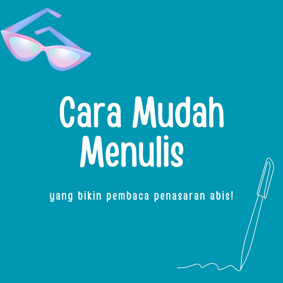 image for Rahasia Menulis 100% GRATIS button