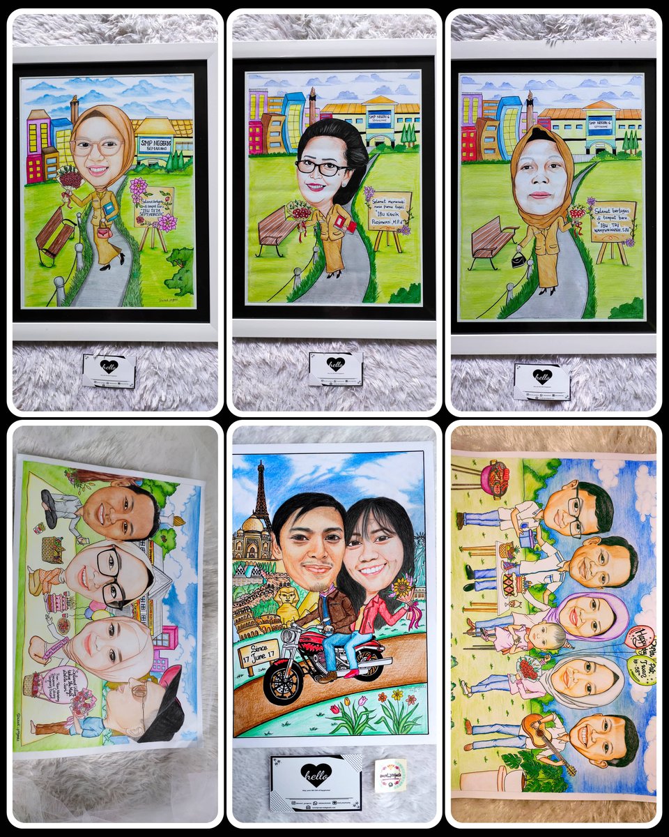 image for Colorful Caricature button