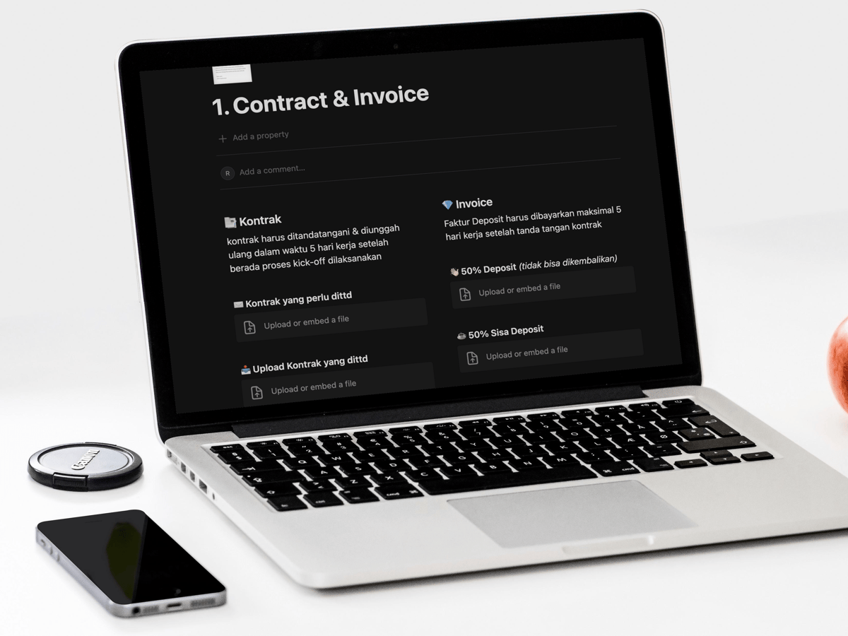 image for Notion Project Tracker for Client button