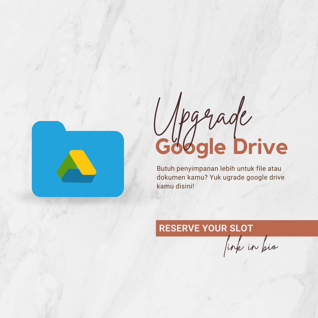 image for Upgrade penyimpanan GDrive button