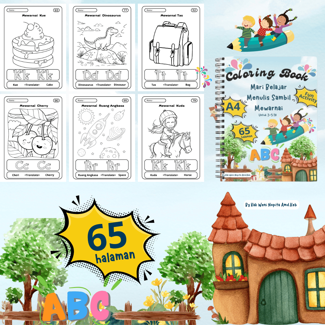 image for E-Book Coloring Book 65 Halaman 10K button