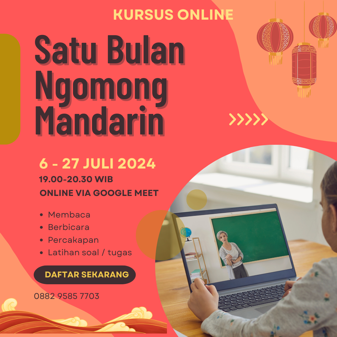 image for Satu bulan bisa ngomong mandarin emang bisa? Bisa dongg! Ga percaya? yuk ikut kelasnya aja, Bestt.  button