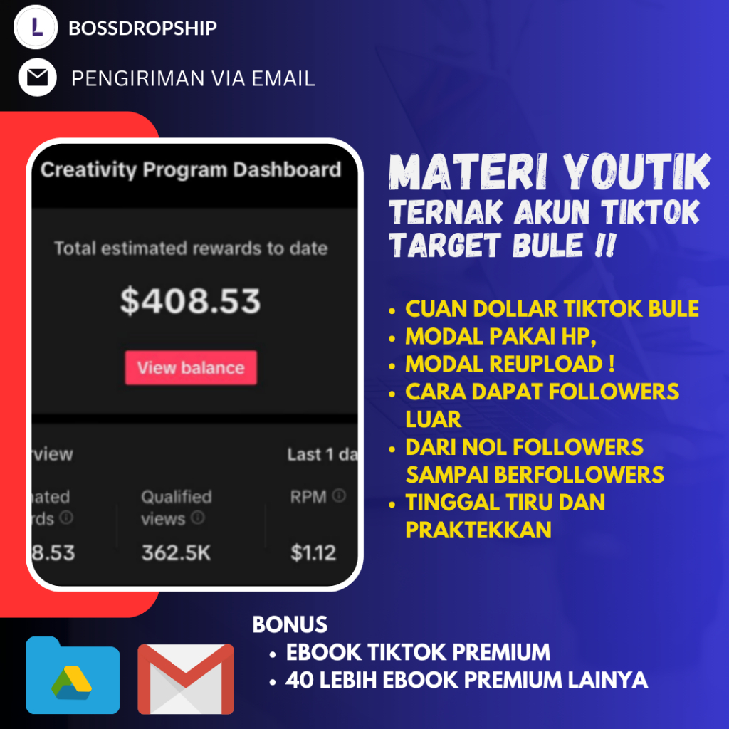 image for Tiktok Creativity Beta Cuman Modal HP Cuan Dollar dari Tiktok Luar Negeri button