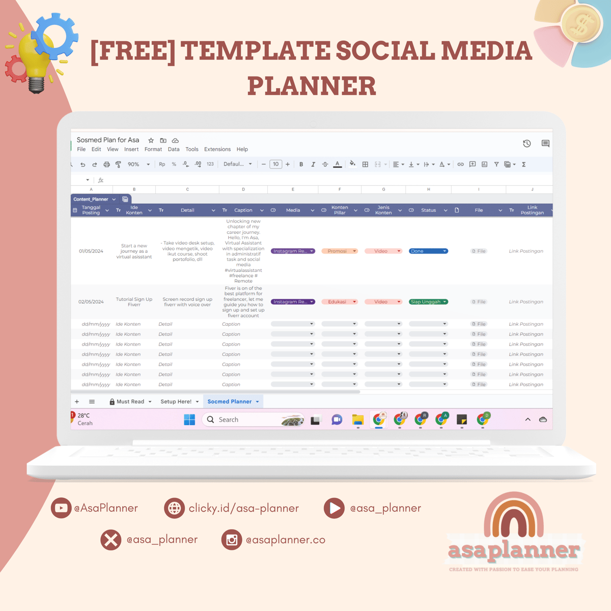 image for [Free] Sosmed Planner button