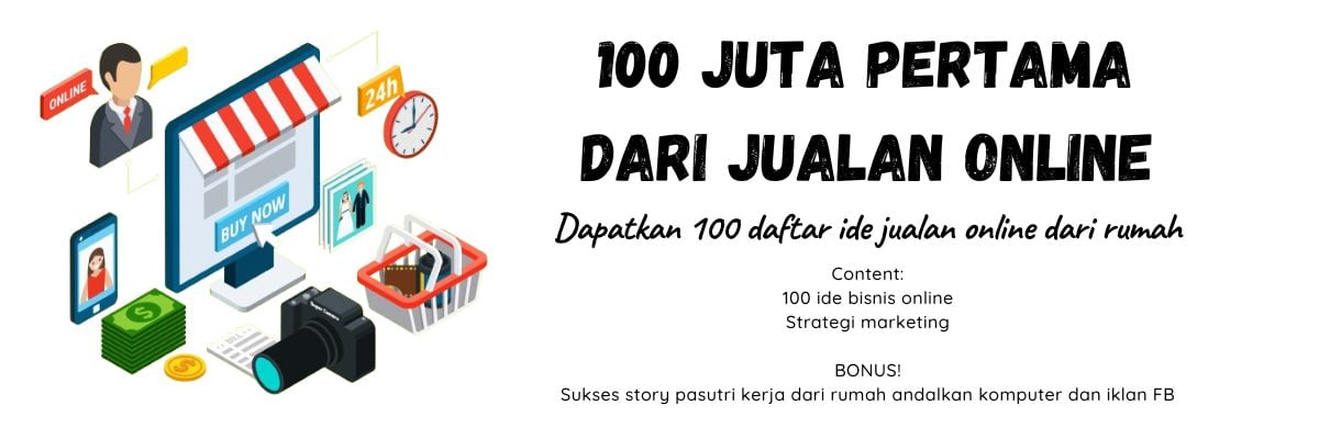image for 100 Ide Jualan Online button