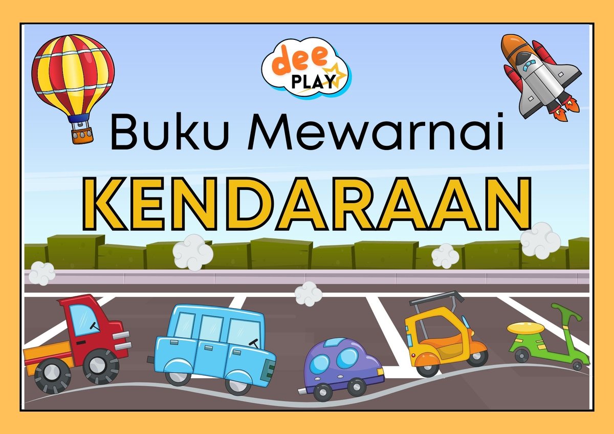 image for Buku Mewarnai Kendaraan [50 hlm] button