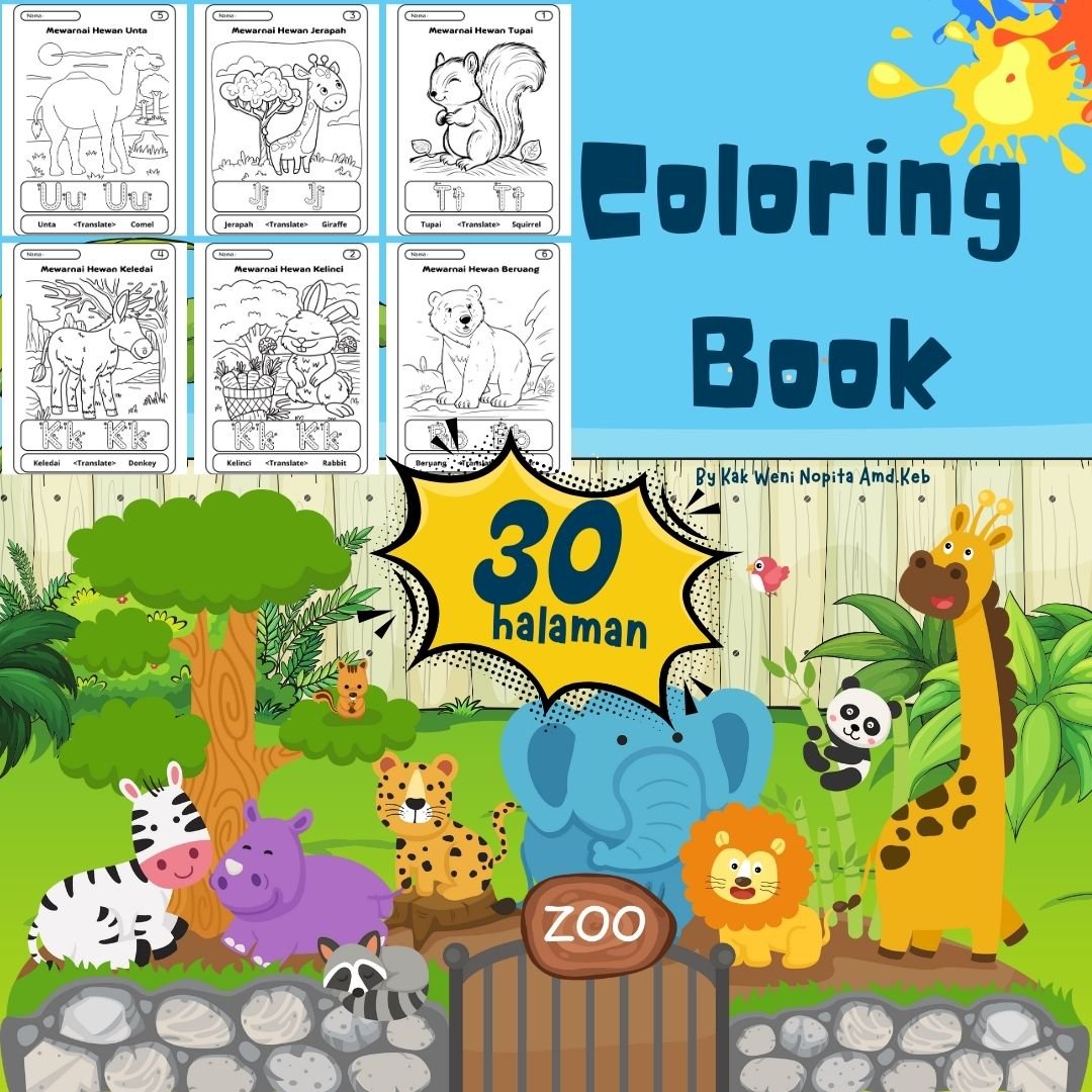 image for E-Book Coloring Book 30 Halaman 8K button