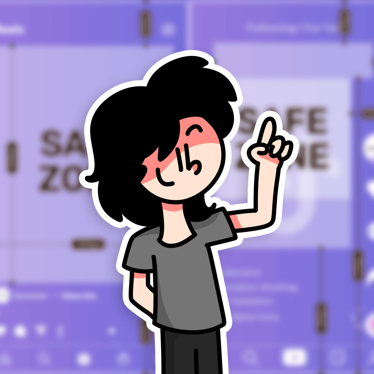 image for [FREE] Safe Area for Social Media button