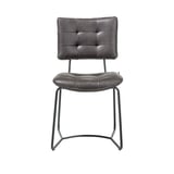 eetstoel julian microleder corsica antraciet cruquius stoelen