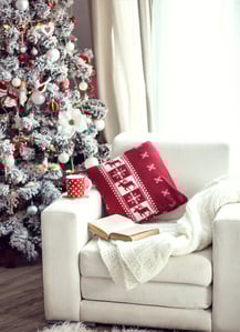 traditioneel huis kerst