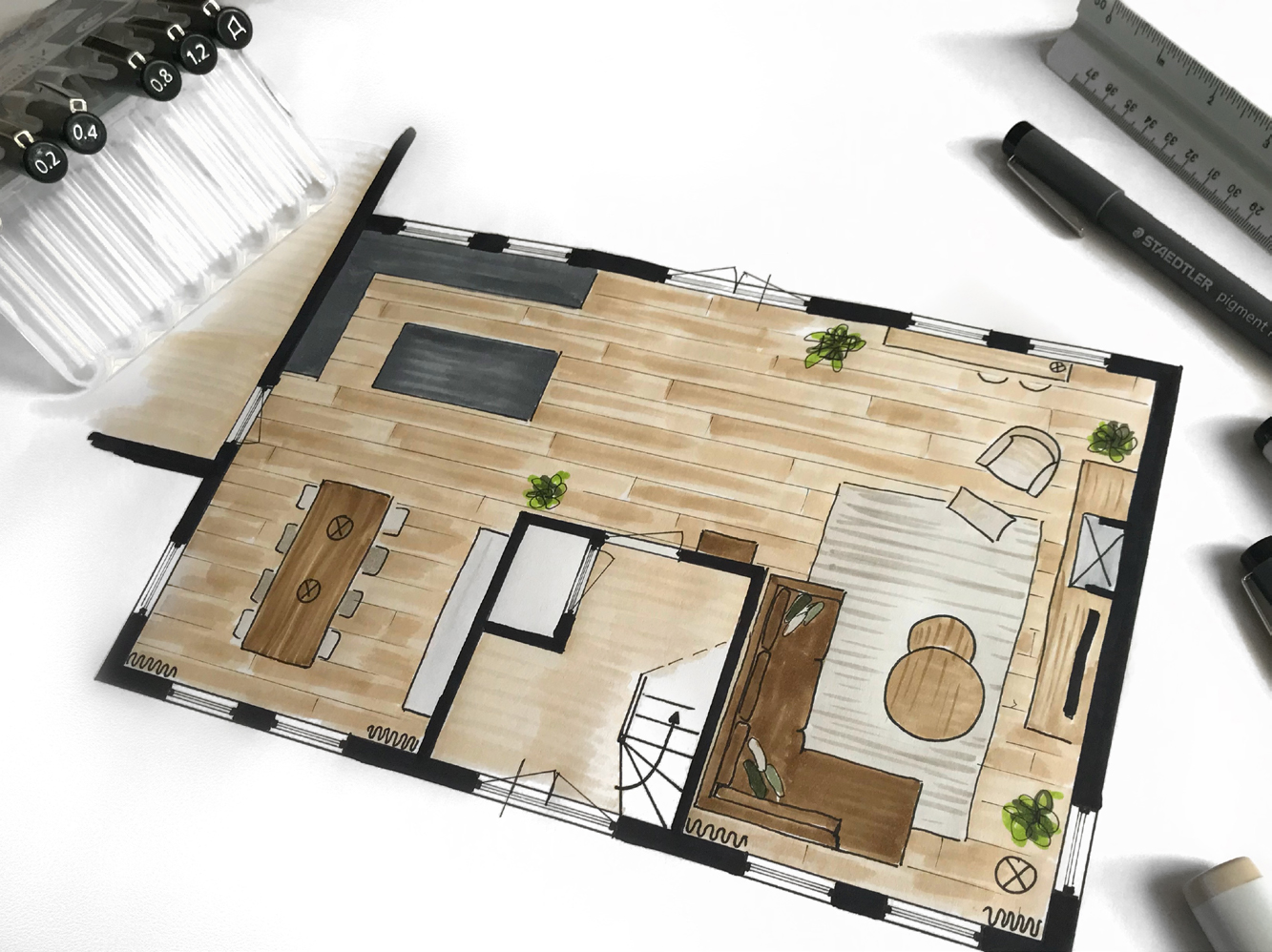 foto advies tekening indeling