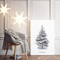 Inspiratie kerst aan de muur kersttrends