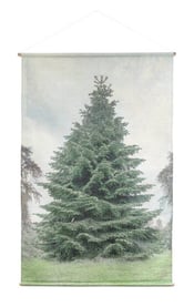 kerstboom print
