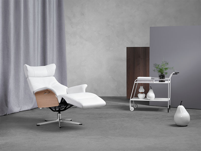 witte relaxfauteuil