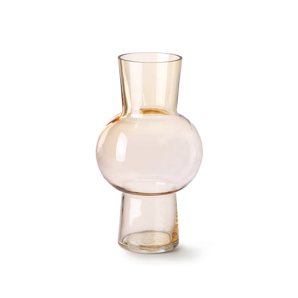 Vaas glas peach de kleur perzik van HKLiving