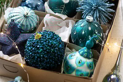 blauwe kerstballen trends 2019