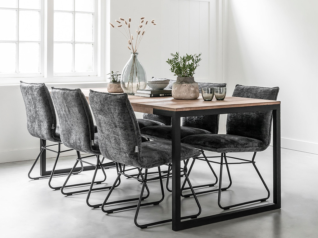 zwarte eetkamerstoelen