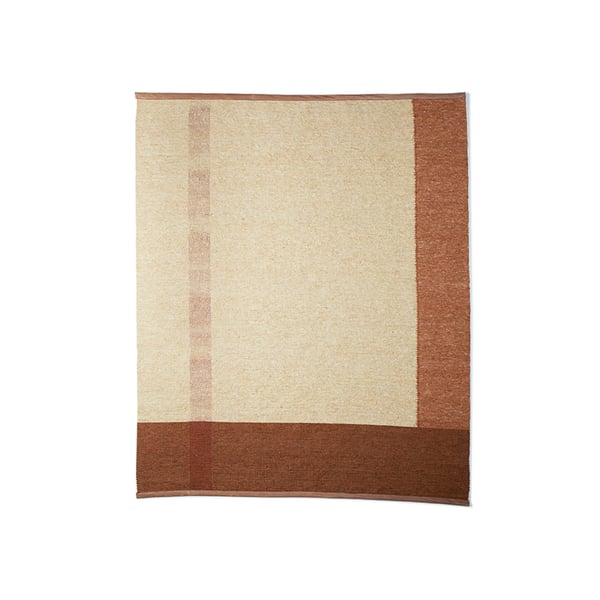 Vloerkleed Red Chain label van den berg beige bruin