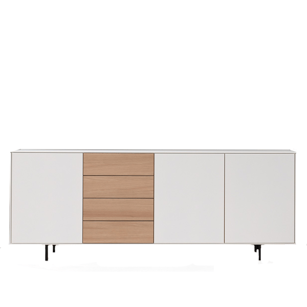 dressoir wit met hout saunaco programma nyro
