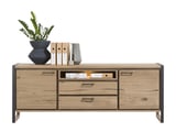 dressoir metalo 210 hout metaal hendersenhazel deruijtermeubel wonen