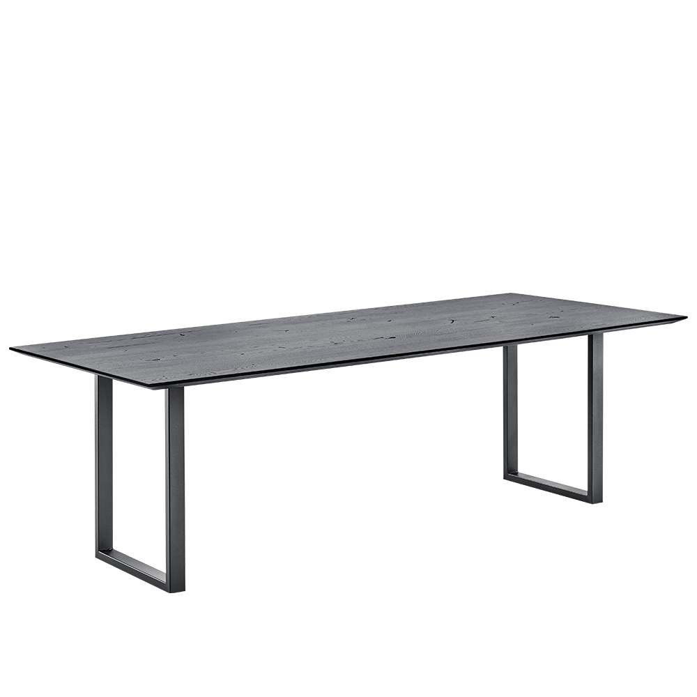 eettafel nemaro upoot zwart hout metalen poten zwart inhouse cruquius